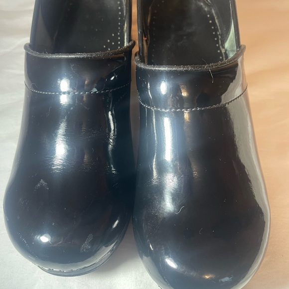 SANITA , black Patent Leather Boots - Picture 1 of 7